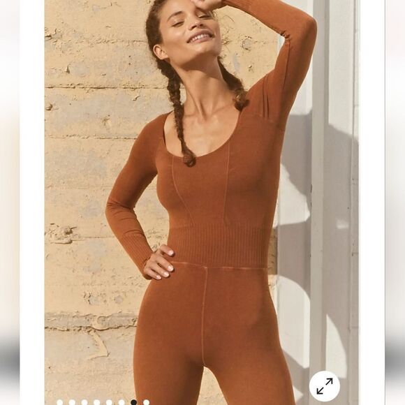 Free People Good Karma Long-Sleeve Onesie NWT/ NWOT - Picture 3 of 8